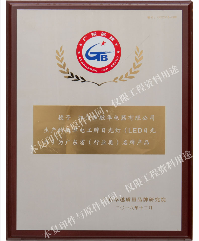 廣東省名牌產(chǎn)品--LED日光燈